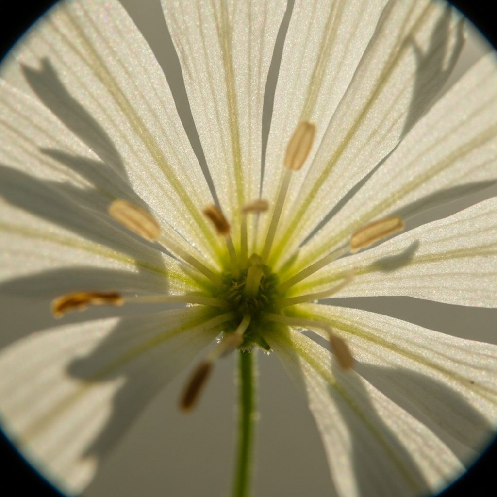 Detaillierte Botanik-Fotografie